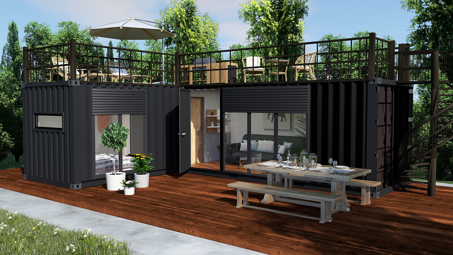 Saltgrass Modular Shipping Container Homes