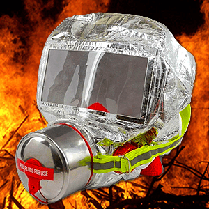 60 Minute Fire Escape Mask for Single Use – Natural Disaster Survival ...