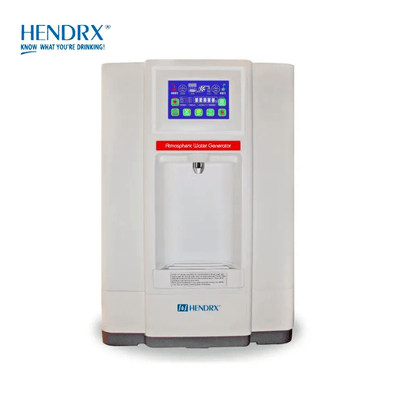 Hendrx HR-90TKW Tabletop Air to Water Generator - Natural Disaster Survival Products. Color is white. The digital panel is blue.