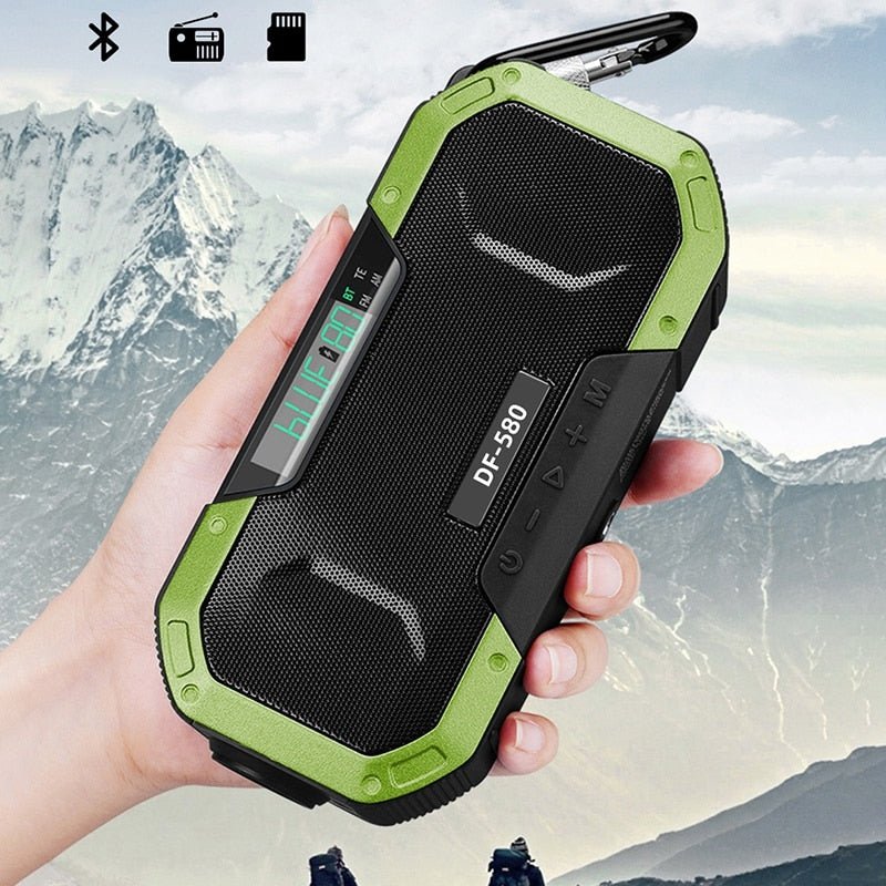 Vital Communicator Waterproof Power Independent Hand Radio and Cell Phone Recharger - Natural Disaster Survival Products