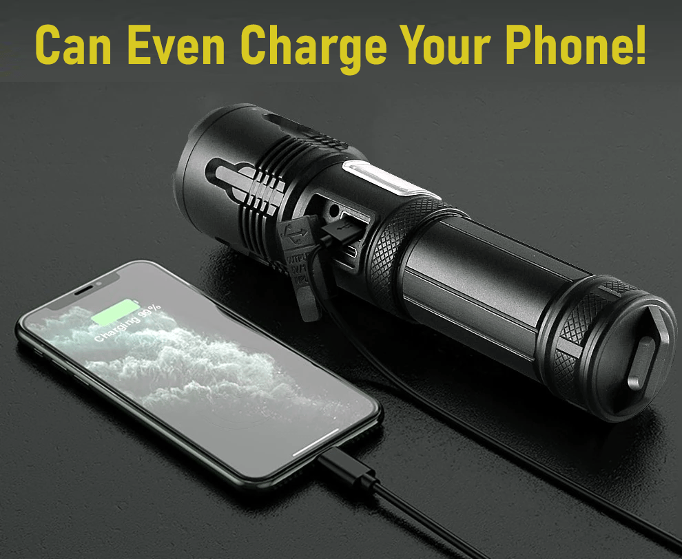 best usb-c rechargeable flashlight XHP120 Powerful, Multi-Purpose Survival Flashlight – Natural Disaster  Survival Products